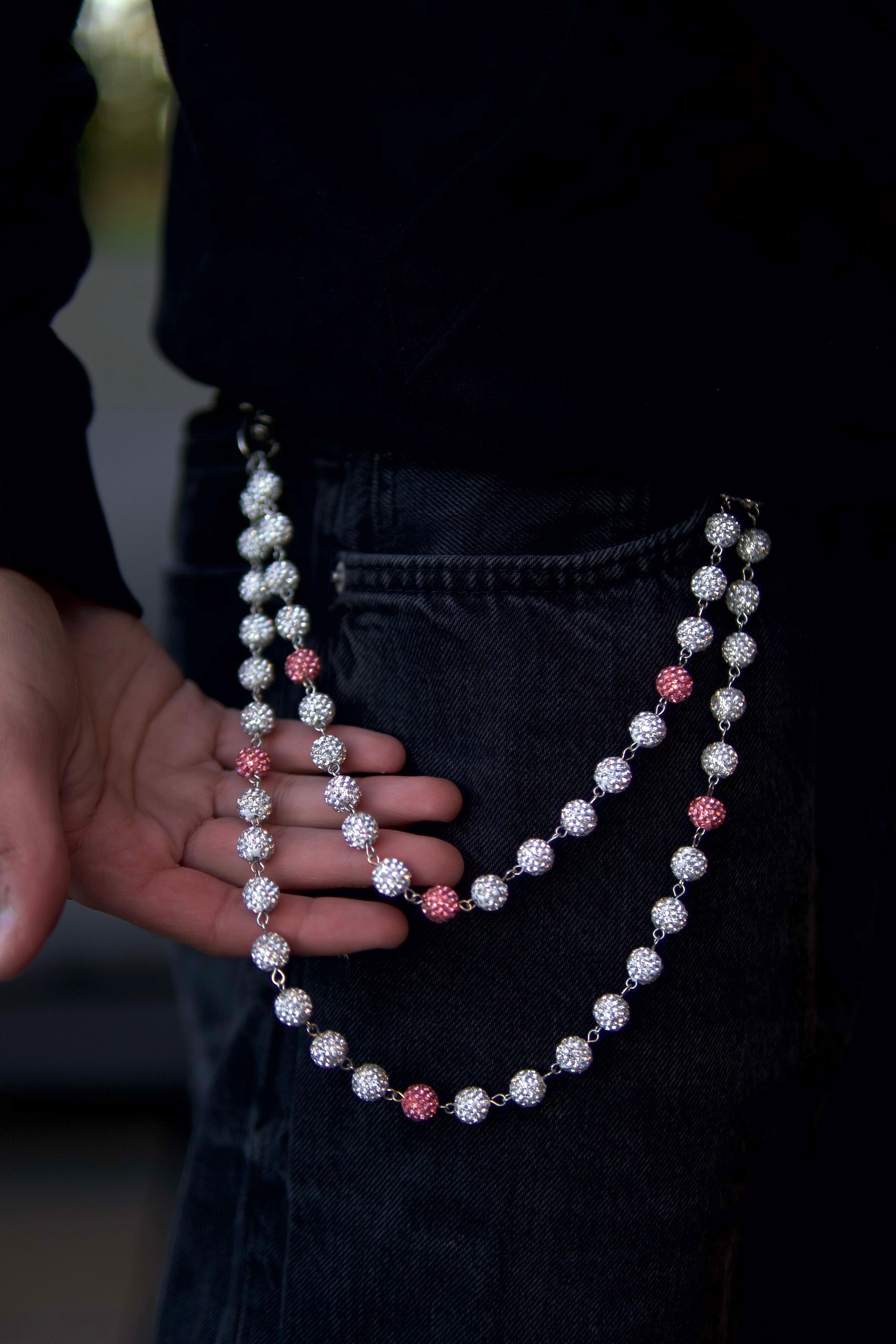 GlassHouse™ ROSE ORB POCKET CHAIN