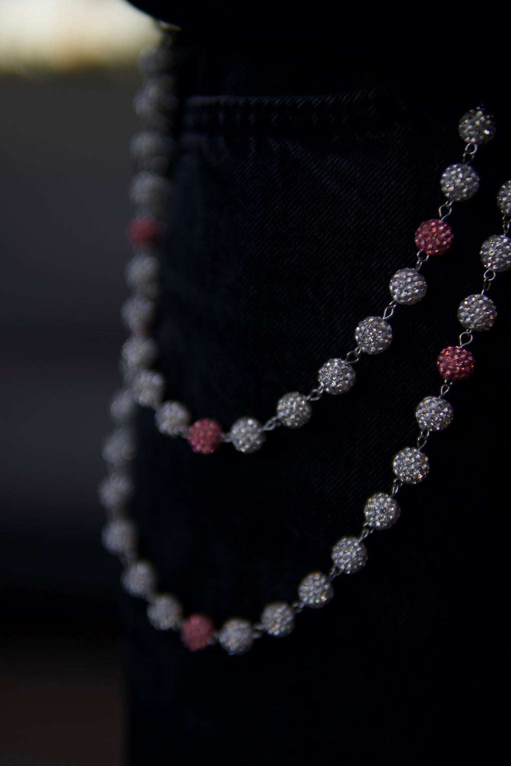 GlassHouse™ ROSE ORB POCKET CHAIN