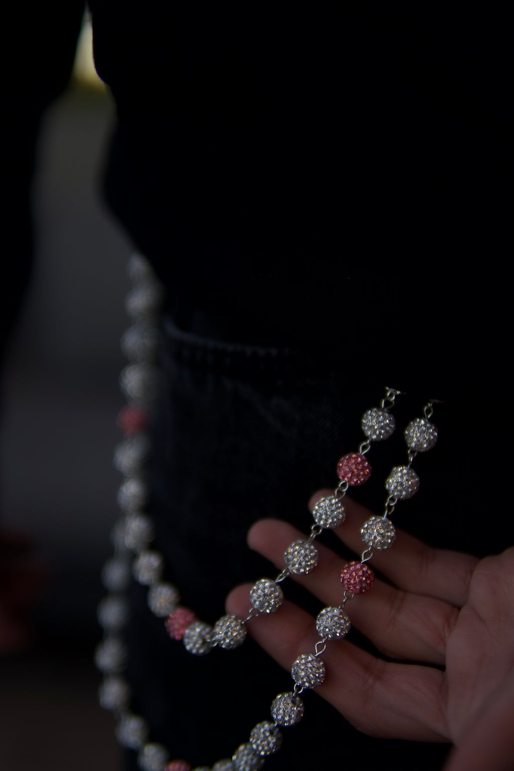 GlassHouse™ ROSE ORB POCKET CHAIN