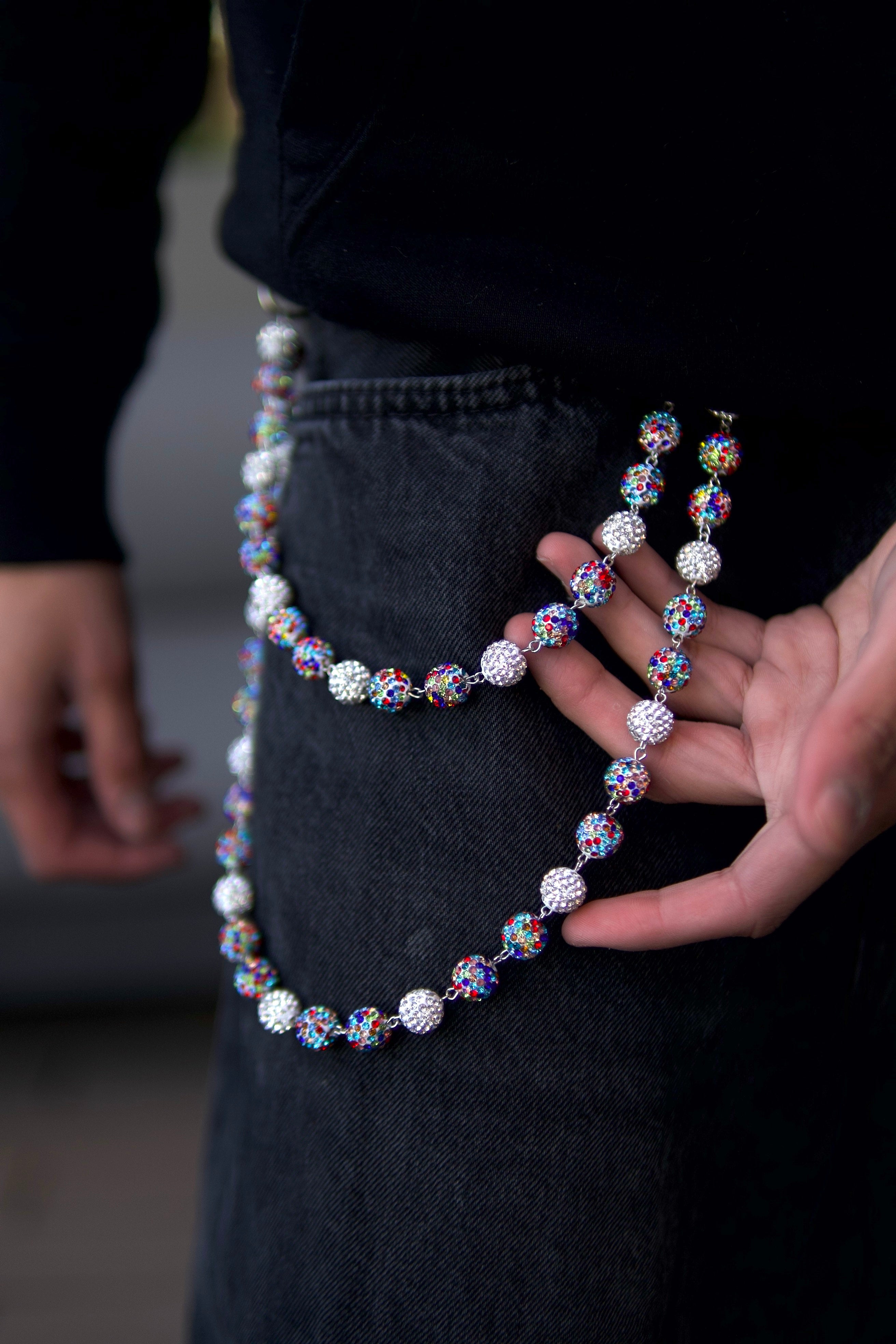 GlassHouse™ AURORA ORB POCKET CHAIN