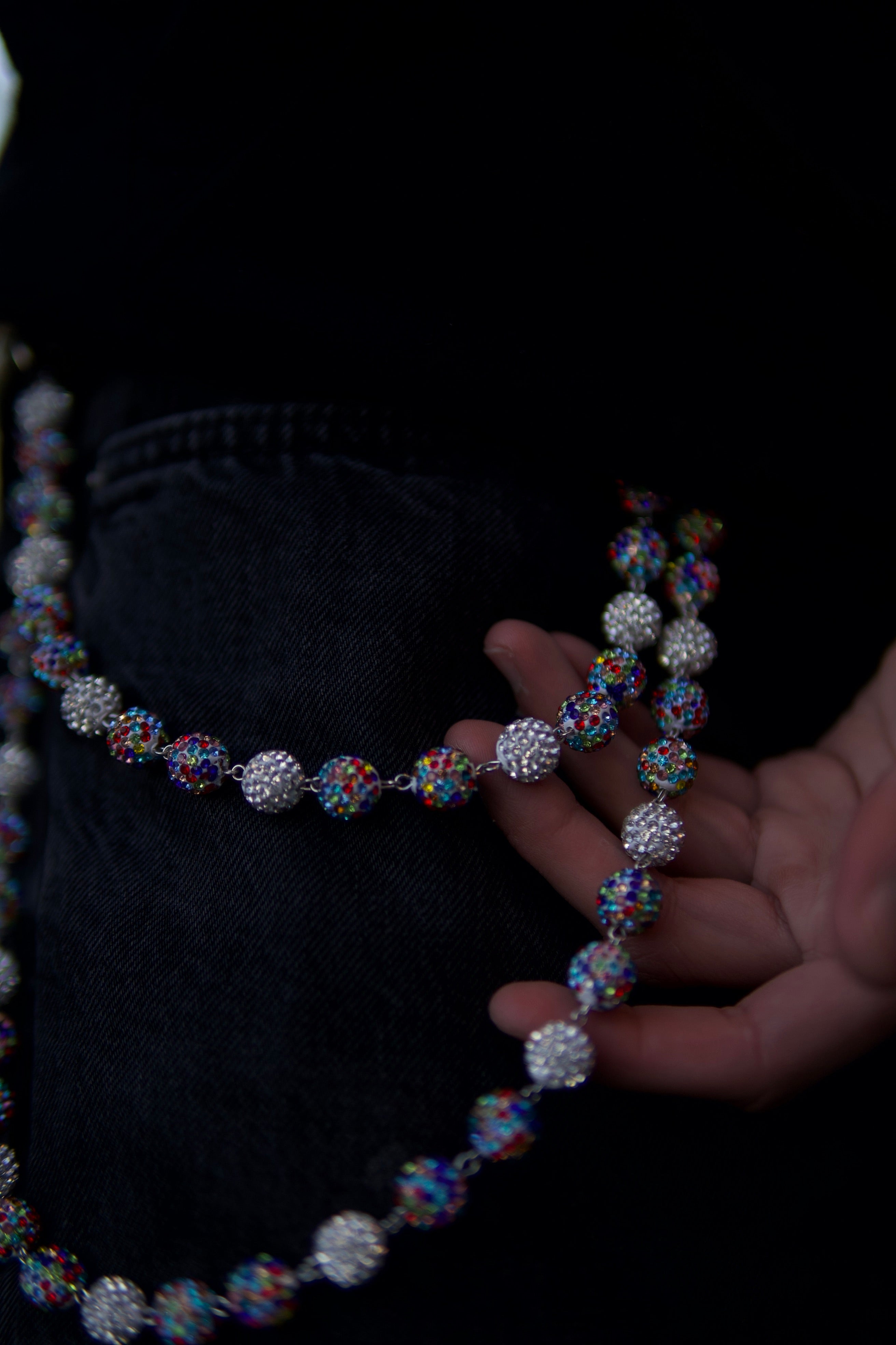 GlassHouse™ AURORA ORB POCKET CHAIN