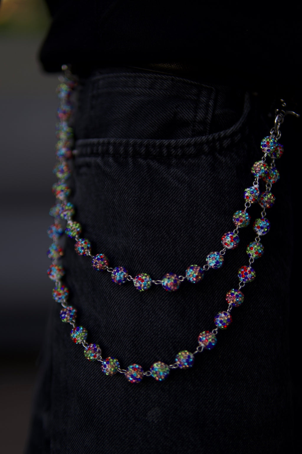 GlassHouse™ PARTY ORB POCKET CHAIN