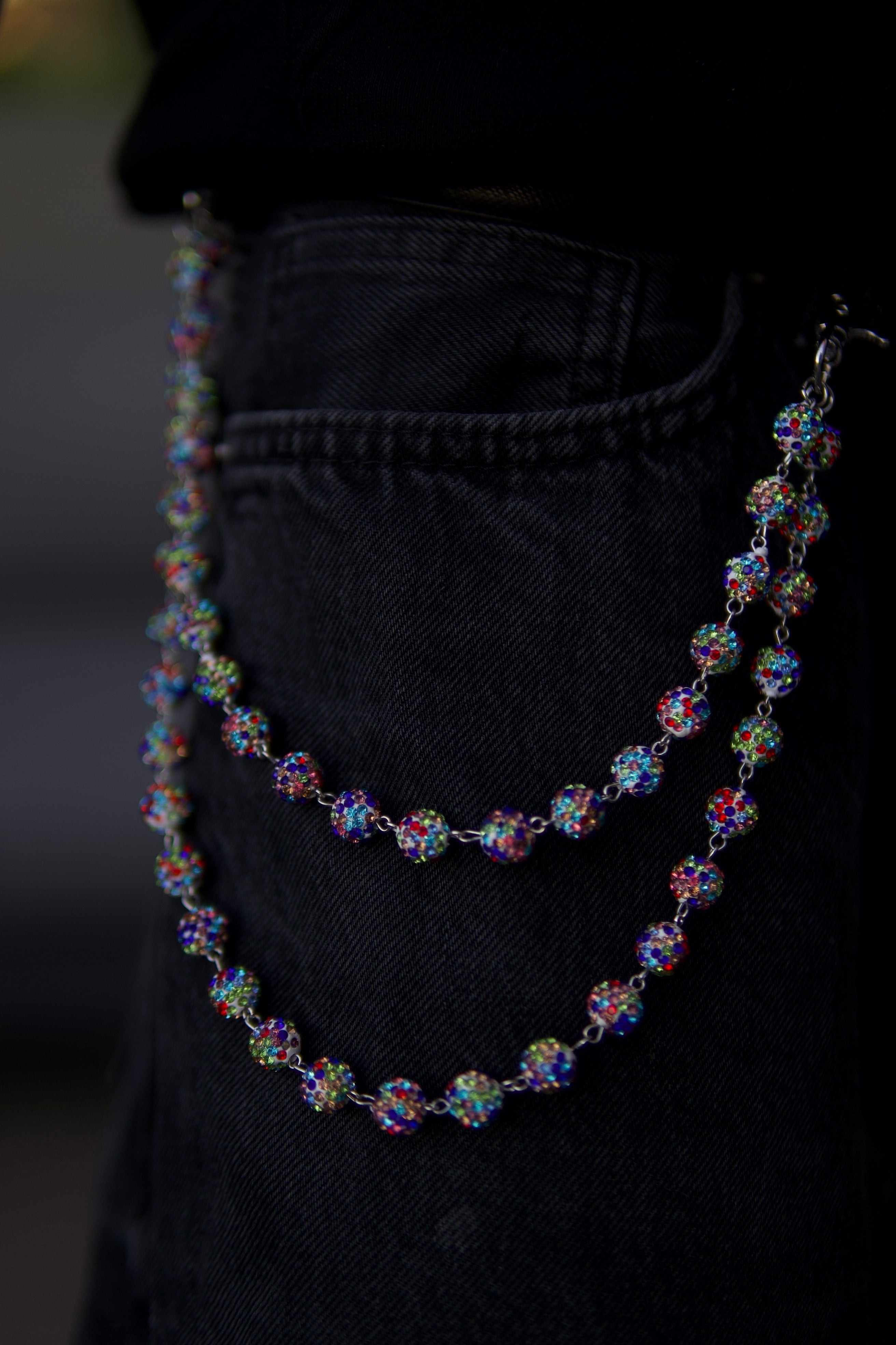 GlassHouse™ PARTY ORB POCKET CHAIN