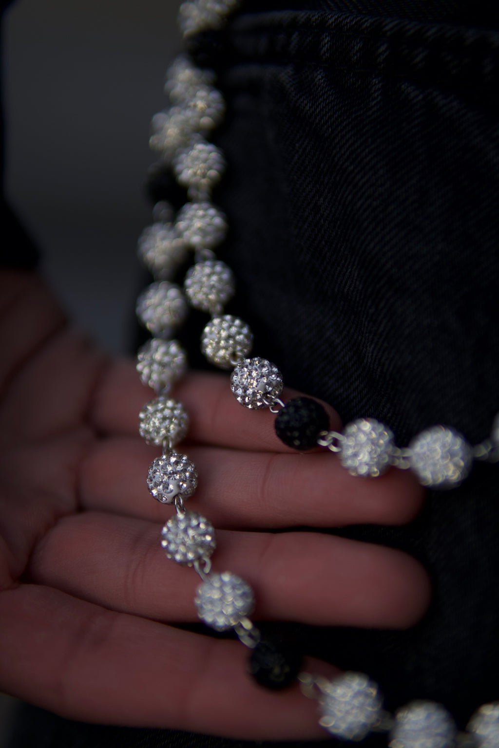 GlassHouse™ ZEBRA ORB POCKET CHAIN