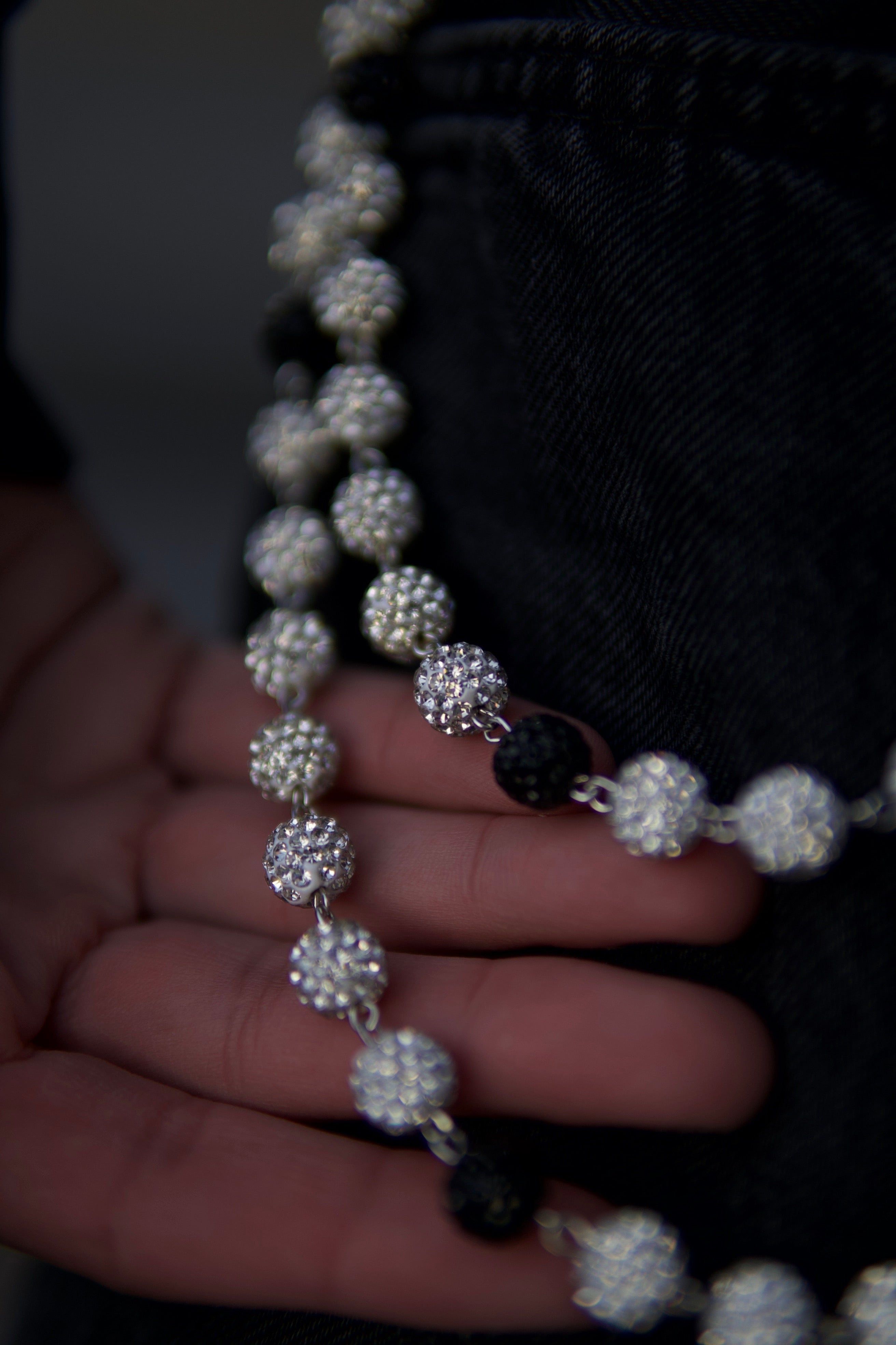 GlassHouse™ ZEBRA ORB POCKET CHAIN