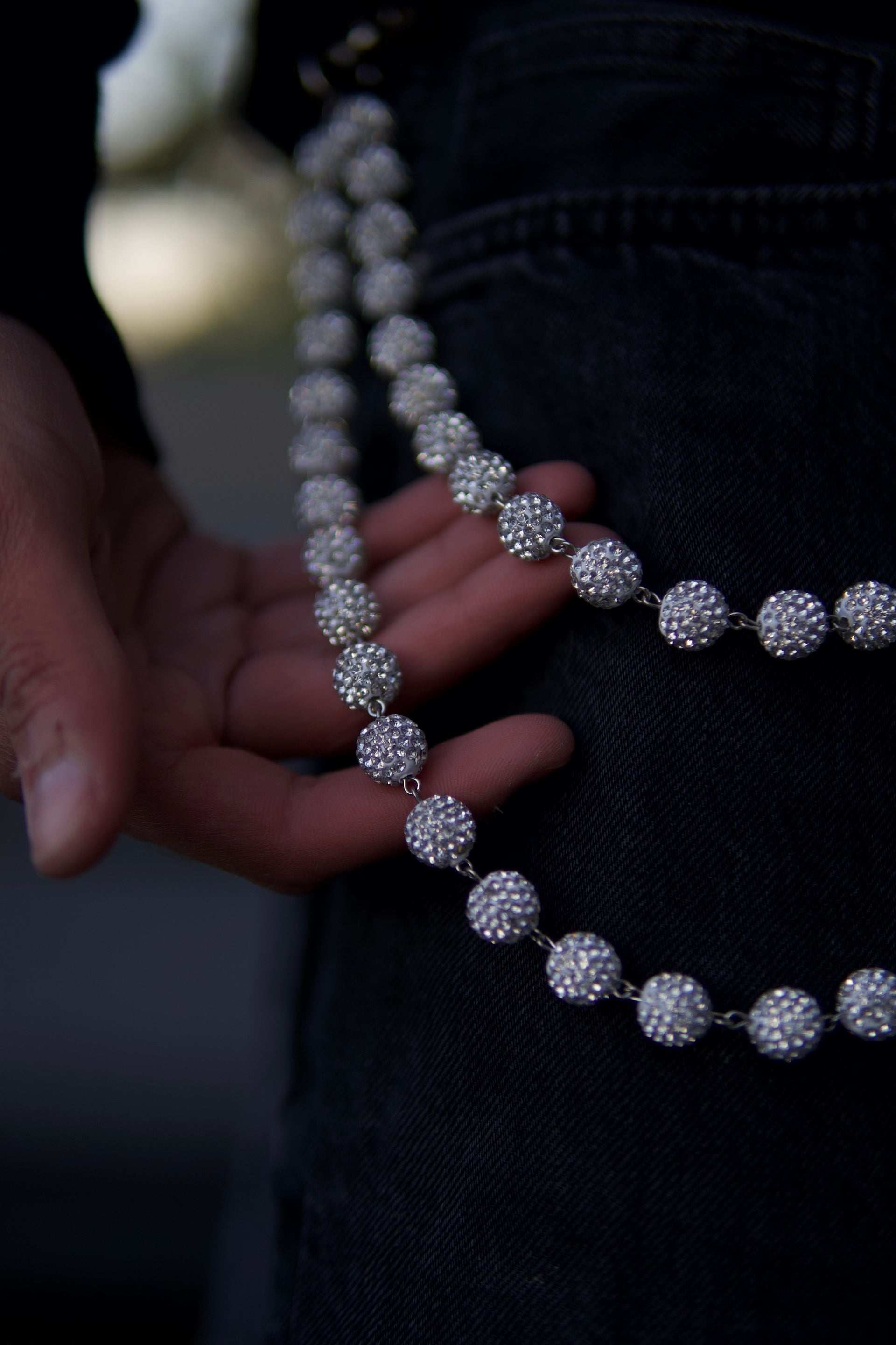 GlassHouse™ ICED ORB POCKET CHAIN