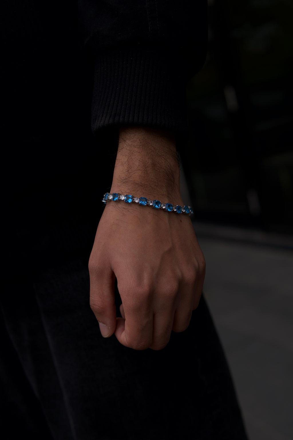 GlassHouse™ BLUE TENNIS BRACELET