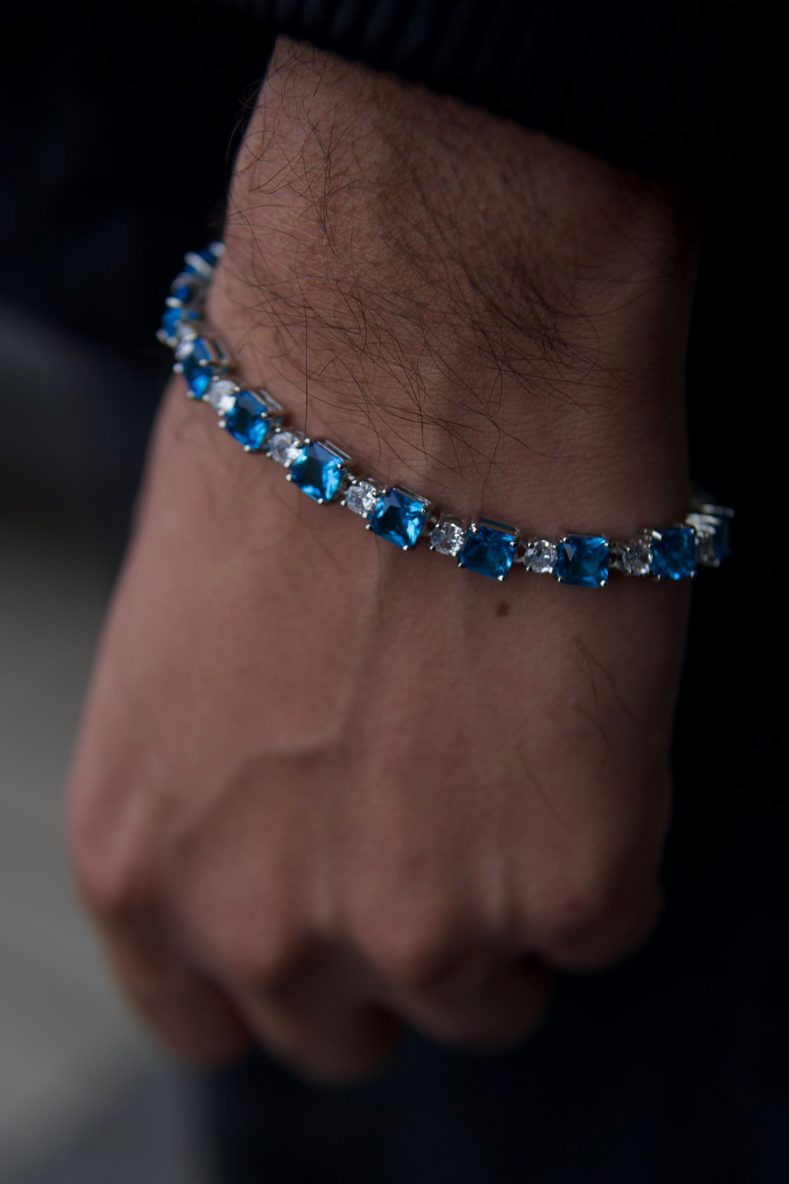 GlassHouse™ BLUE TENNIS BRACELET