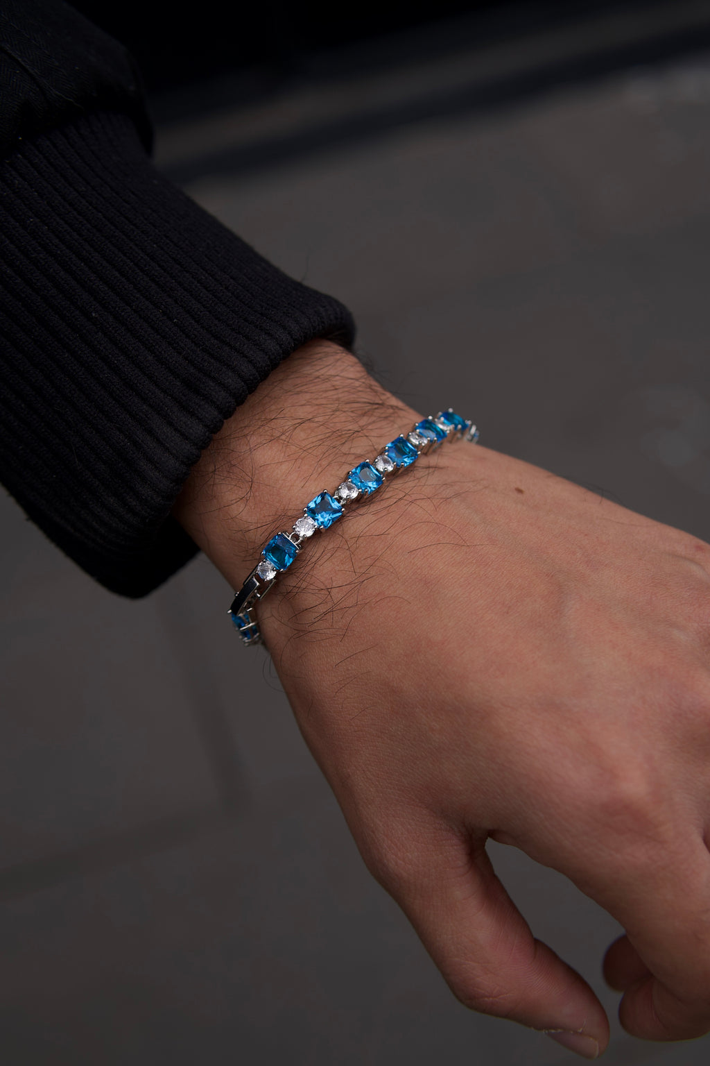 GlassHouse™ BLUE TENNIS BRACELET
