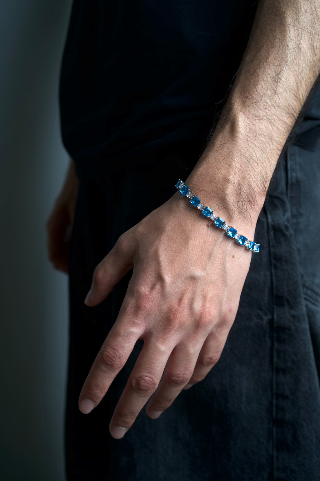 GlassHouse™ BLUE TENNIS BRACELET