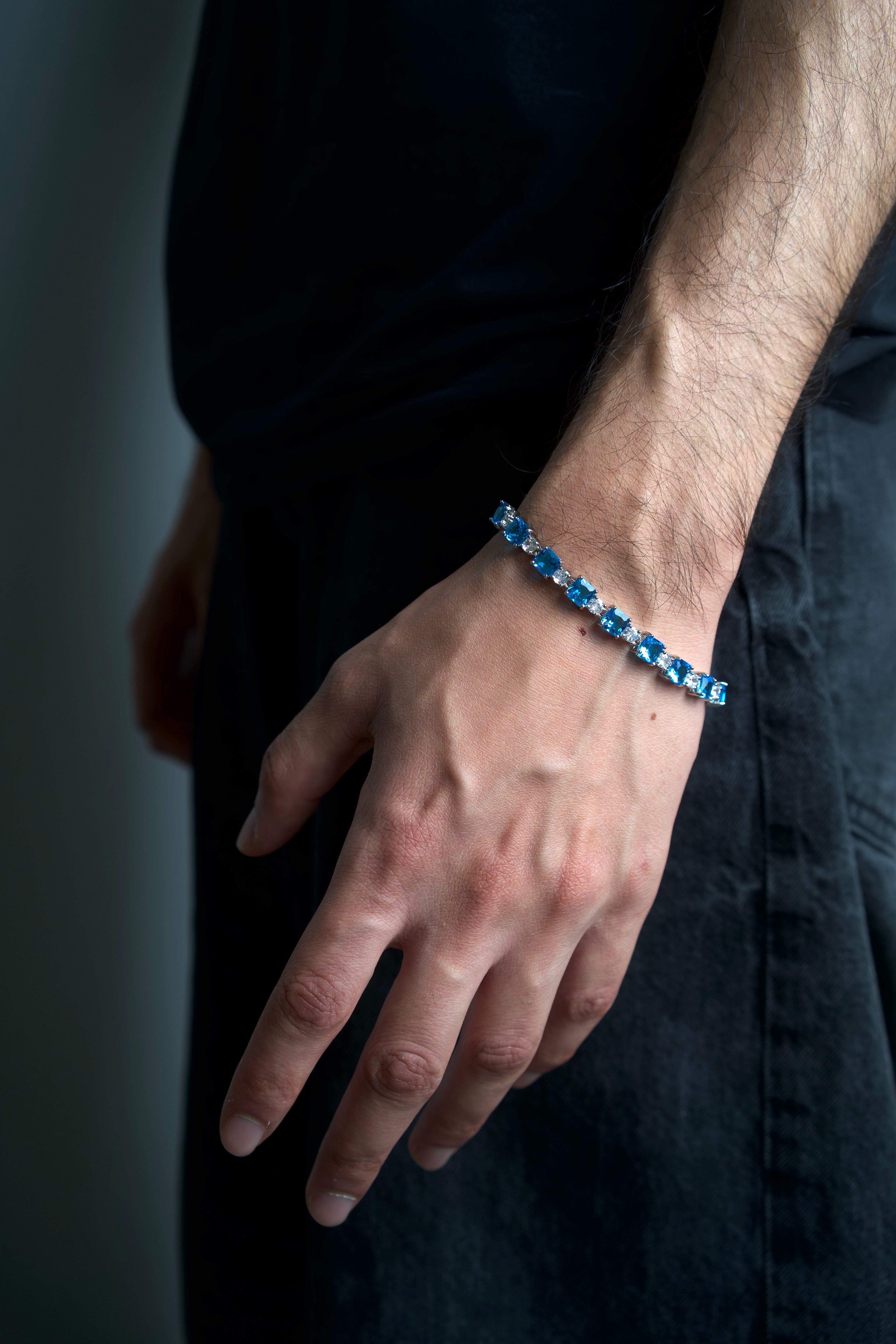 GlassHouse™ BLUE TENNIS BRACELET